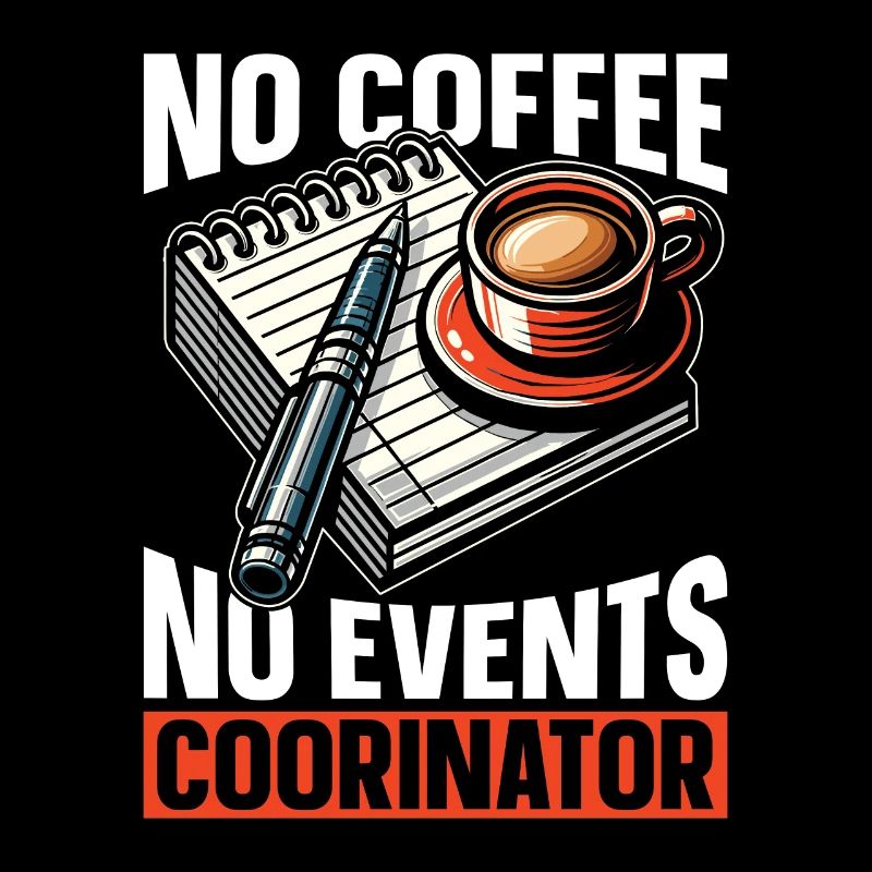 Events Coordinator No Coffee Planning Coffee Lover