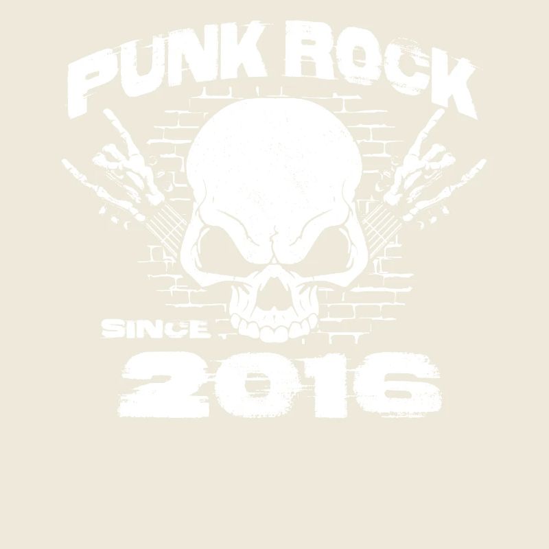 Punk Rock seit 2016 - Skull Rock Hände 8th