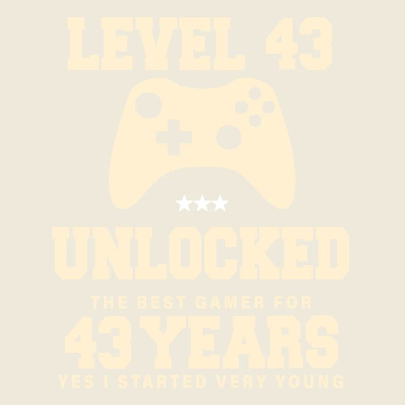 Level 43 Vintage Anniversaire Vintage Rétro