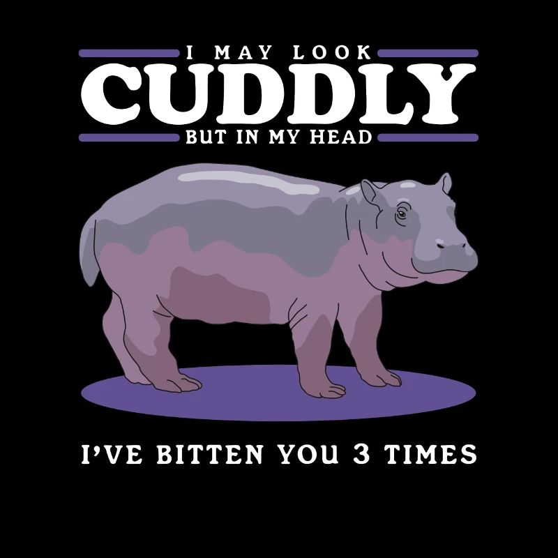 Nilpferd Baby Nilpferde Flusspferd Geschenk