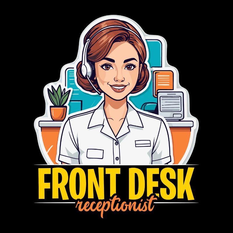 Receptionist Front Desk Receptionist Office Worker