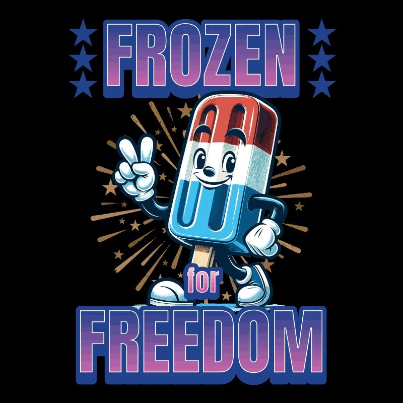 Frozen For Freedom American Flag Ice Cream