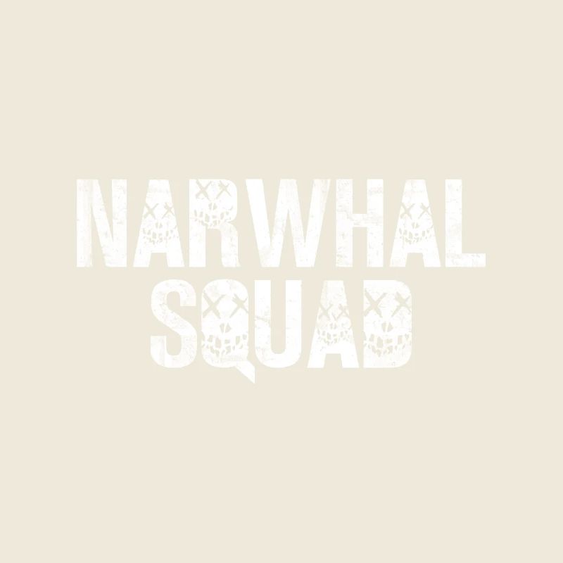 Narval Squad Licorne De La Mer Drôle D’os Cool