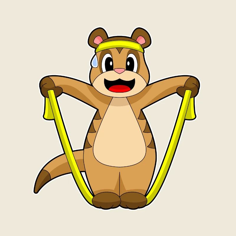 Suricate Corde à sauter