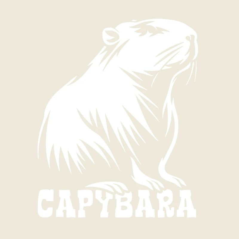 Capybara - Dessin Silhouette