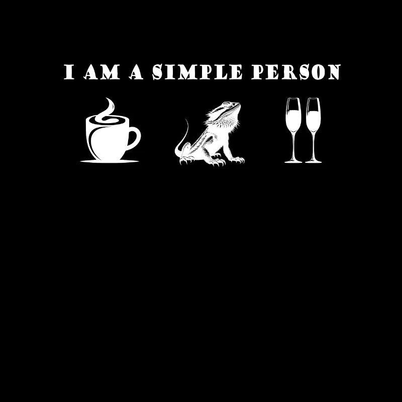 Love Bearded Dragons Caffee and Wine