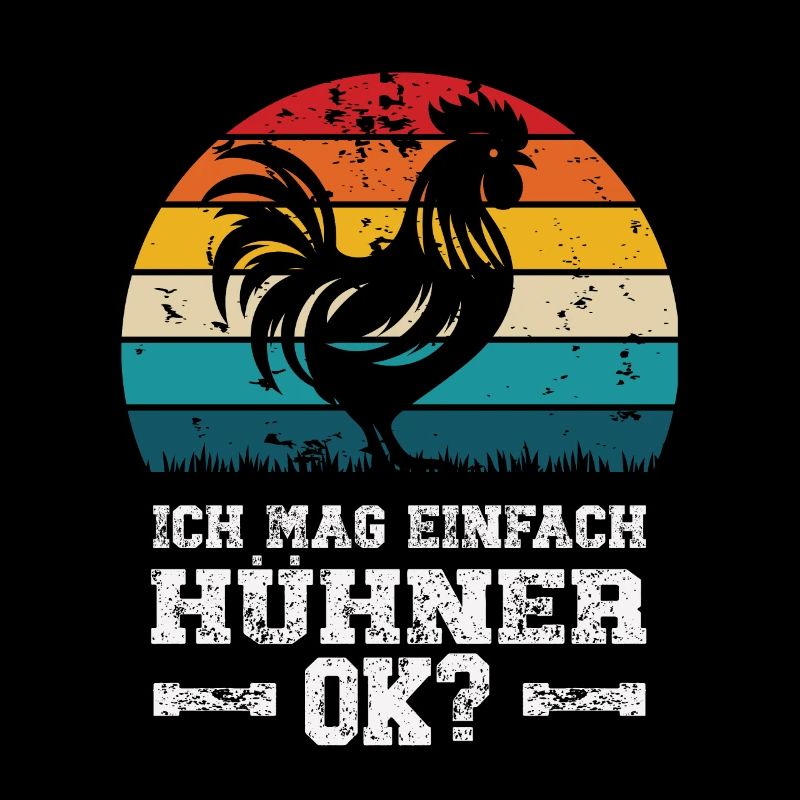 Ich mag Hühner