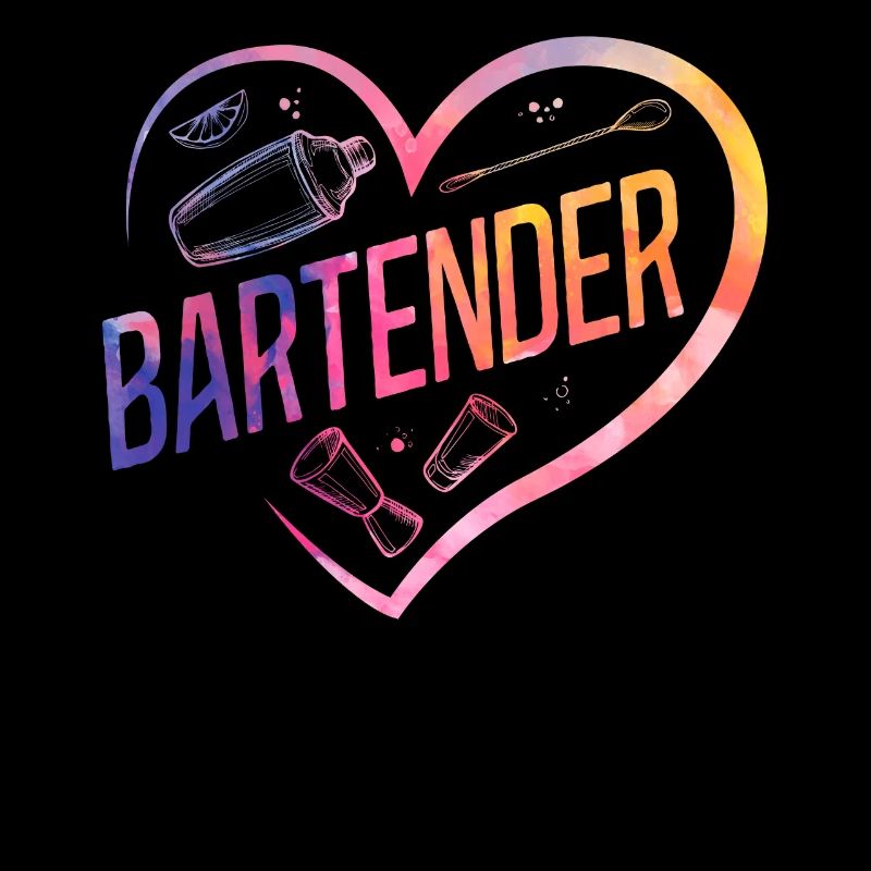 Bartender Mixologist Heart