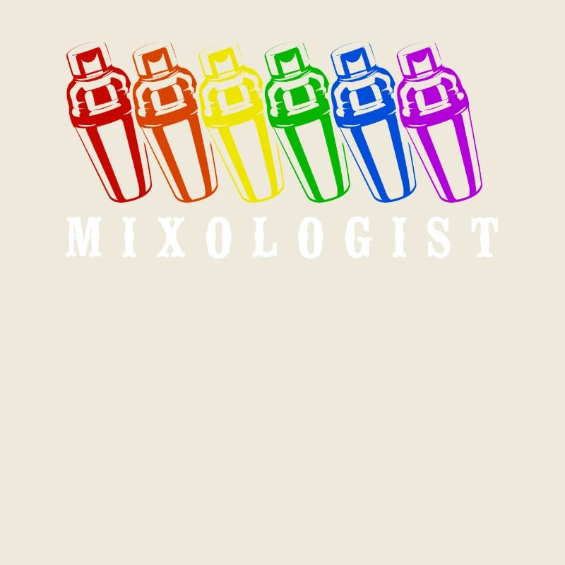 Bartender Mixologist Rainbow