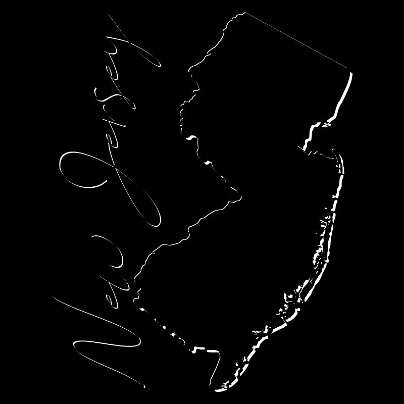 New Jersey (United States) | Map | Shadow Script