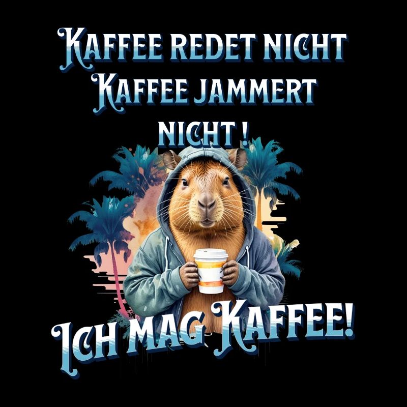 Kaffee redet nicht lustiger Kaffee Spruch