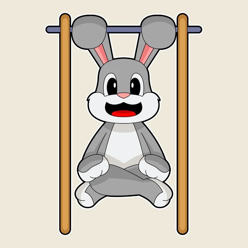 Bunny Bodybuilder Pull-ups Bodybuilding