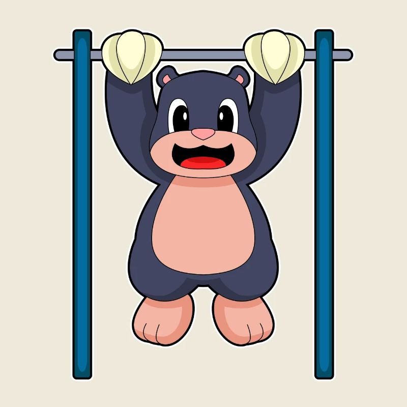 Mole Bodybuilder Pull-ups Bodybuilding