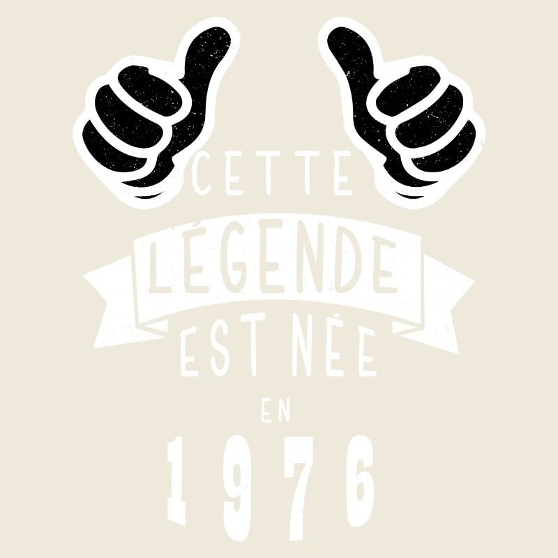 Légende 1976 Authentic 1976 Vintage Bursdag