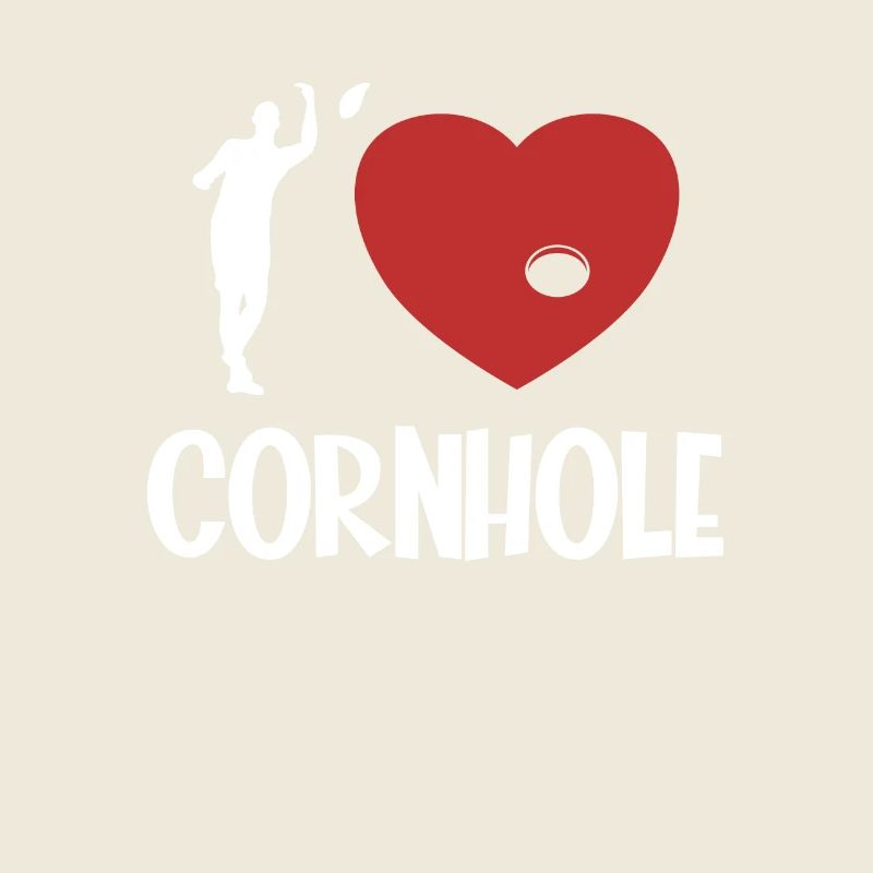 Ich liebe Cornhole Game Boards Sitzsack Professional