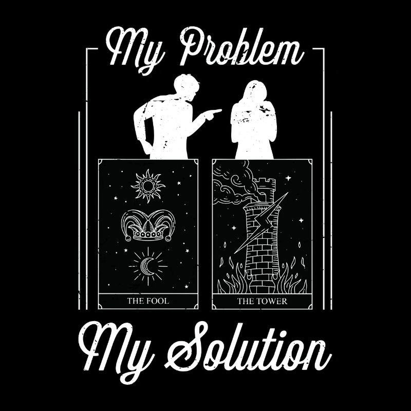 Tarot Reader My Problem My Solution Pictogram Mom