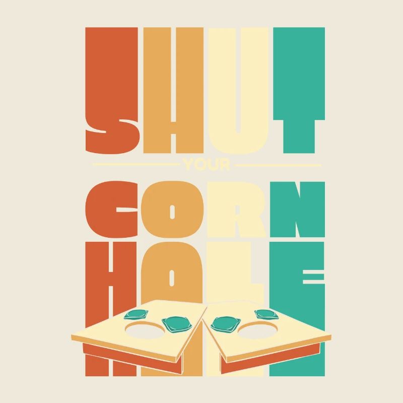 Halt deine Cornhole Spielbretter Sitzsack Cornhole