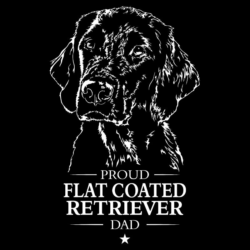 Flat Coated Retriever Dad Hunde Hund Wilsigns