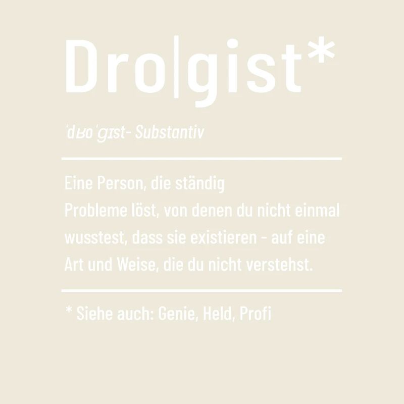 Drogist - Definition - Lexikon