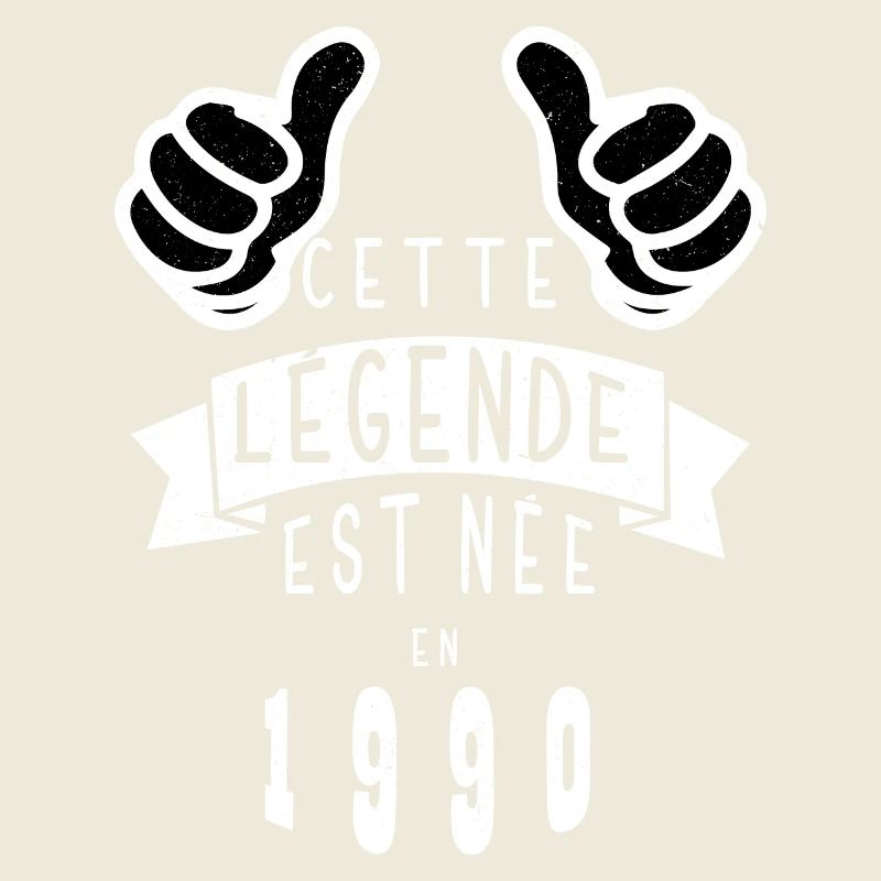 Légende 1990 Authentic 1990 Vintage Bursdag