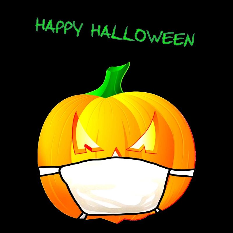Pumpkin with face mask