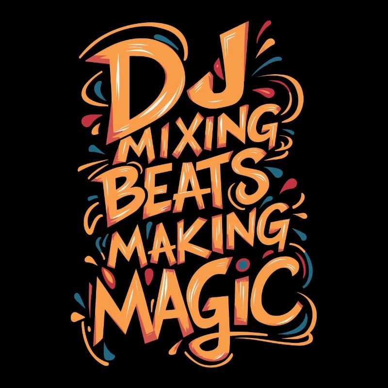 DJ Mixing Beats Making Magic