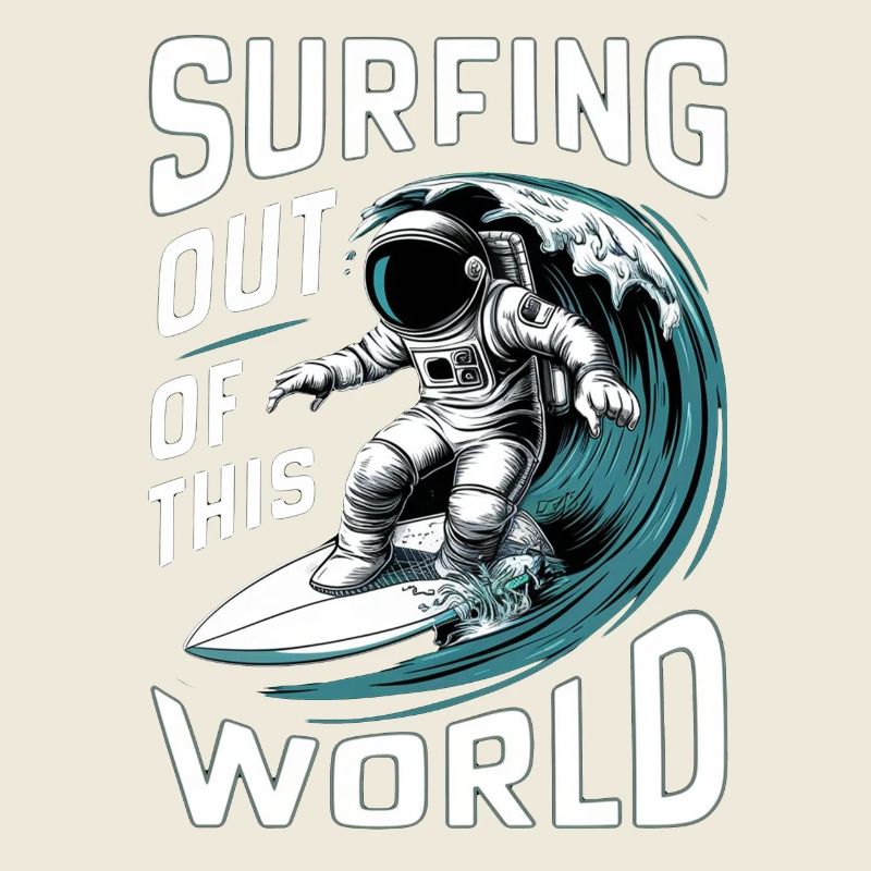 surfer hors de ce monde - humour