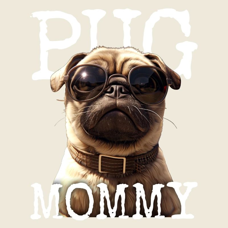 Pug Mommy Mops Mama Muttertag Pug Mom Süßer Mops