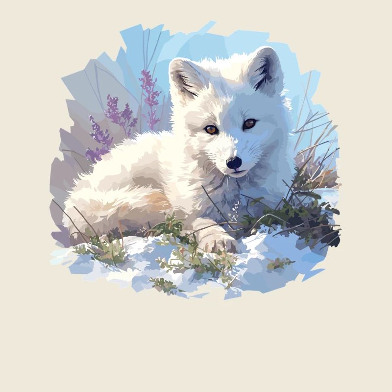 Renard arctique Polarfüchse Polarfuchs