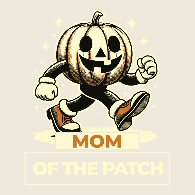 Mère Du Champ De Citrouille Drôle Disant Halloween