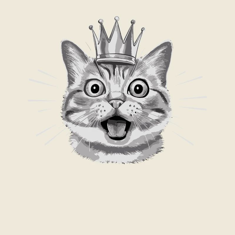Cat with crown