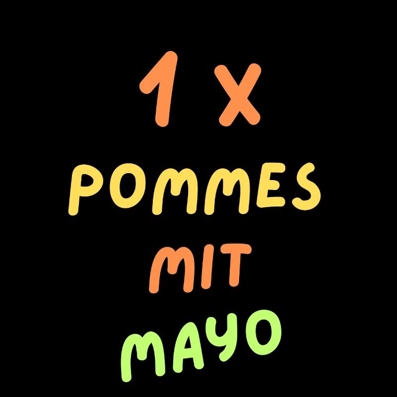 Pommes mit Mayo