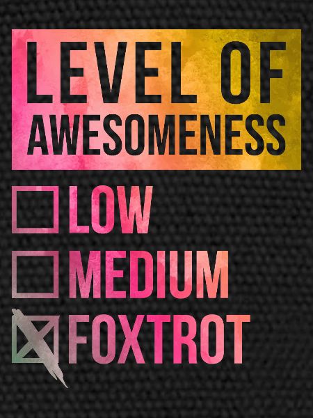Foxtrot Foxtrot Foxtrot