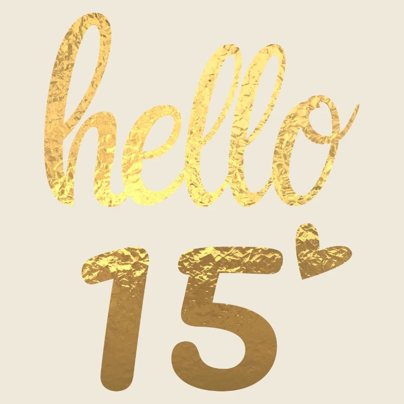 Hello 15 doré