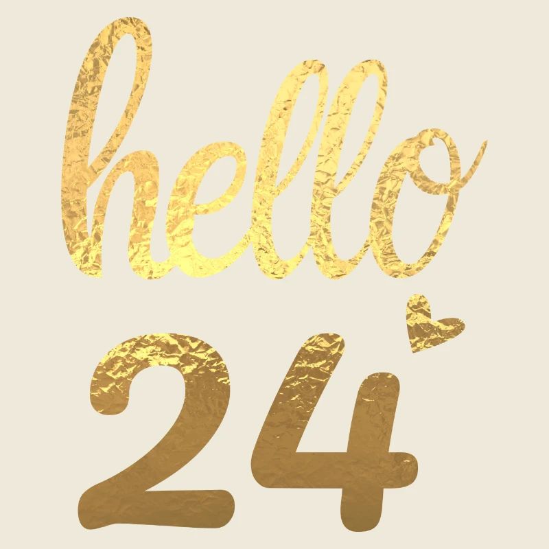 Hello 24 doré