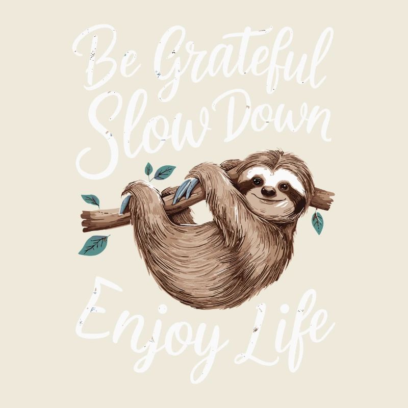 Sei Dankbar Langsam Machen Leben Genießen -