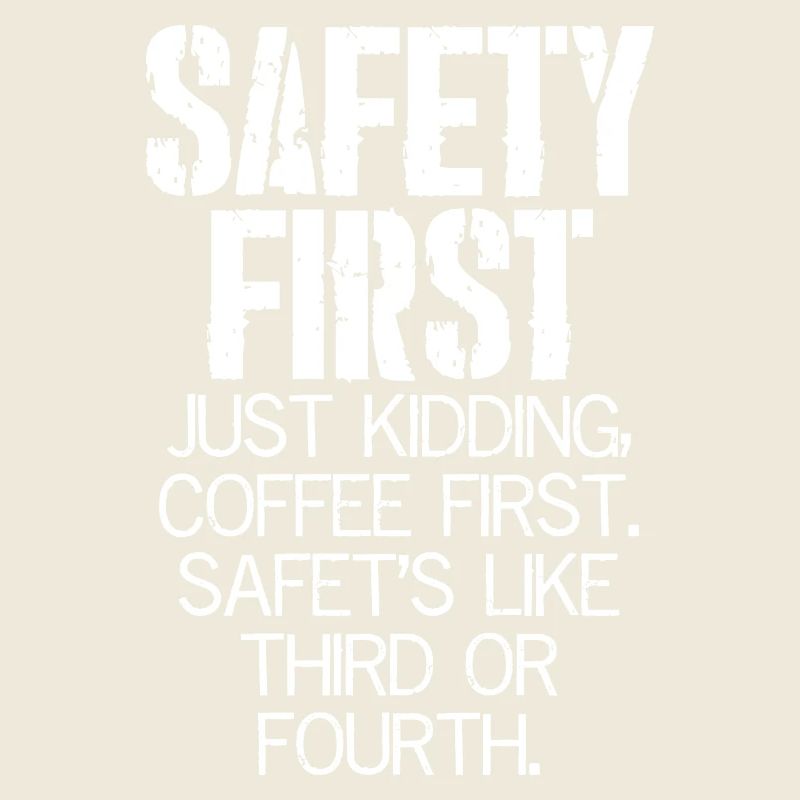 Sicherheit geht vor Nur ein Scherz