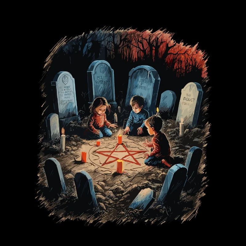 Rituels d’invocation occulte Rétro Vintage Design