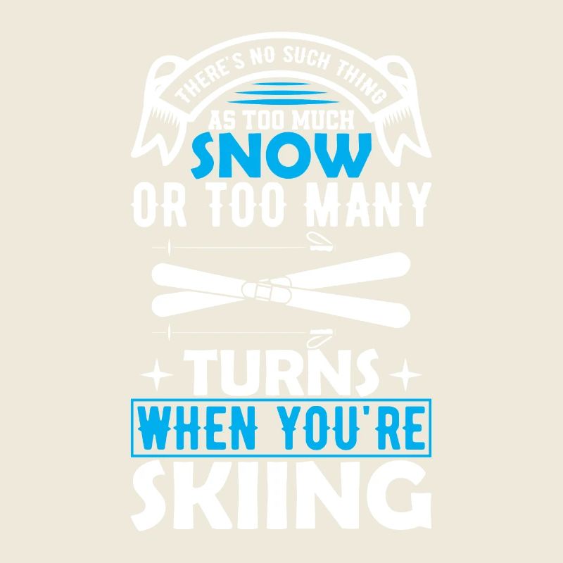 Es gibt nicht zu viel Schnee oder zu viel Schnee