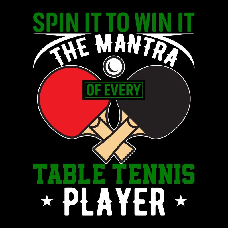 Tournez-le pour le gagner - le mantra de chaque table tenn