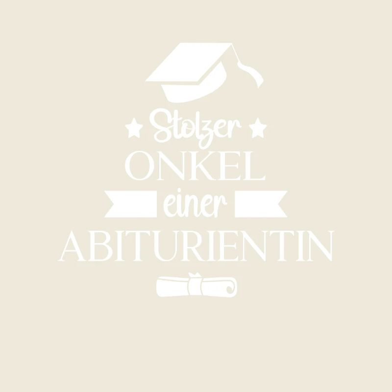 Stolzer Onkel einer Abiturientin Abi Abitur