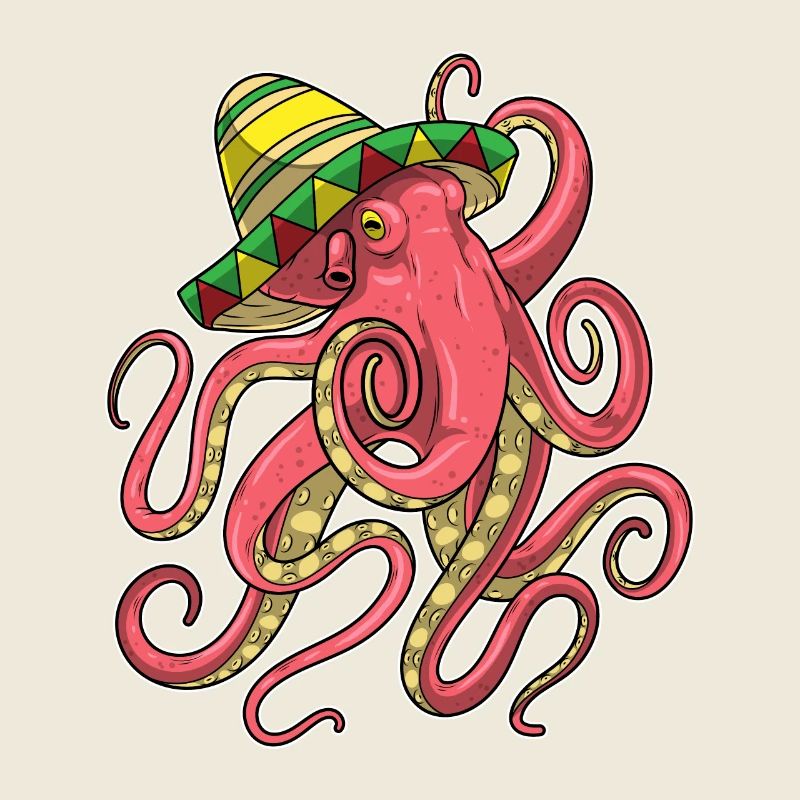 Sombrero pieuvre