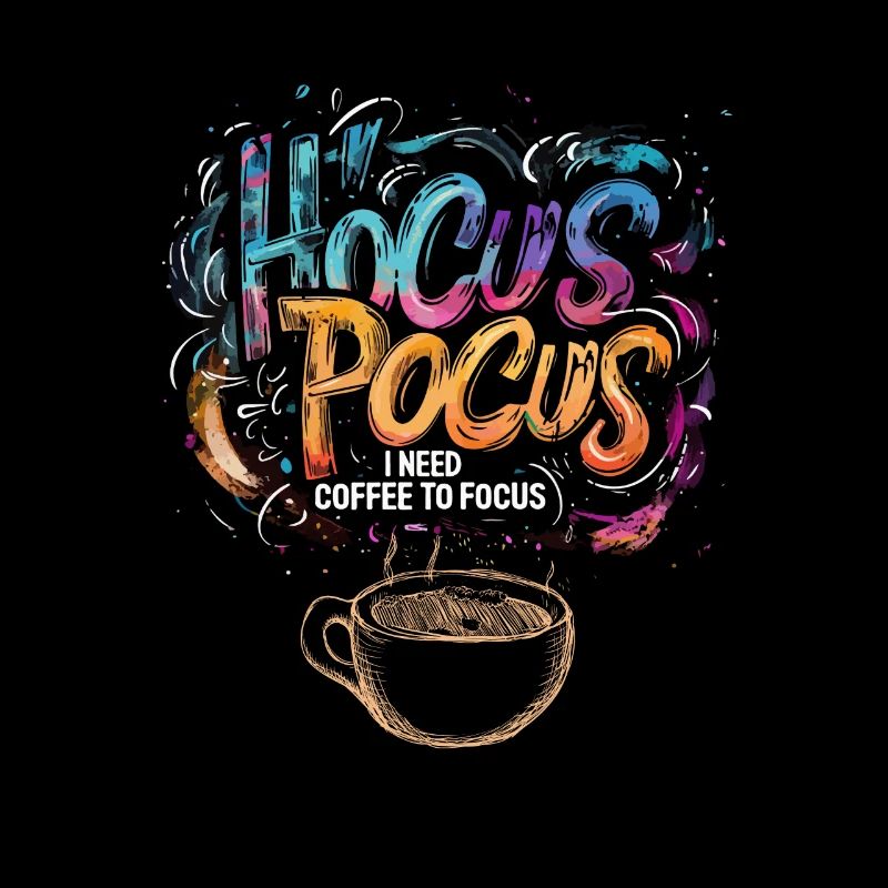 Hocus Pocus Café coloré Halloween Drôle