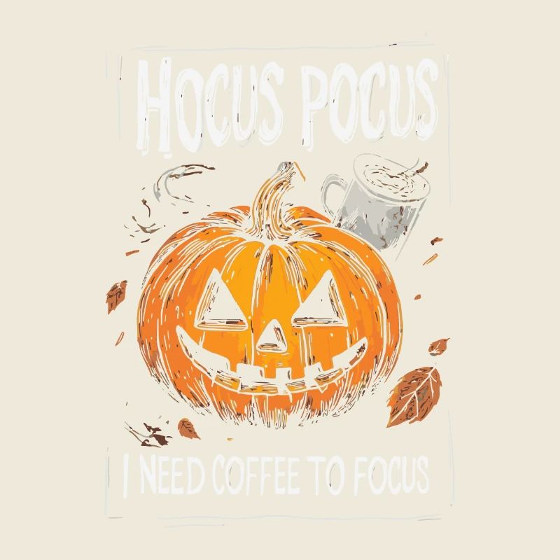 Hocus Pocus Citrouille Café Halloween Drôle