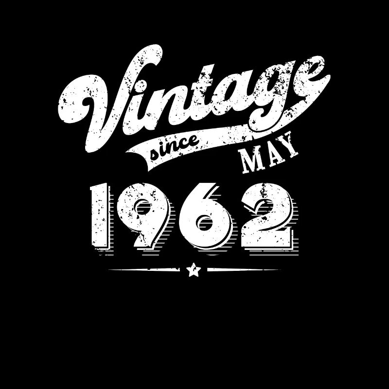 Vintage since May 1962 Birthday Gift