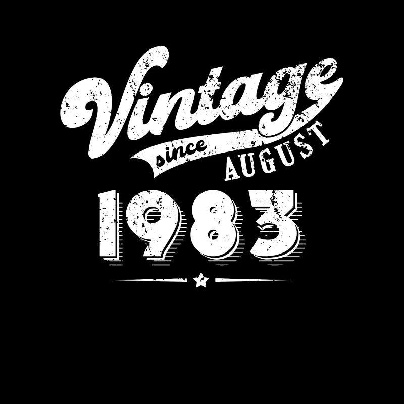 Vintage since August 1983 Birthday Gift