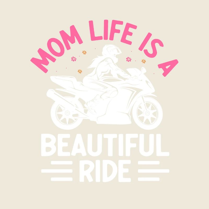 Mama Leben Ist Eine Schöne Fahrt Motorrad Biker