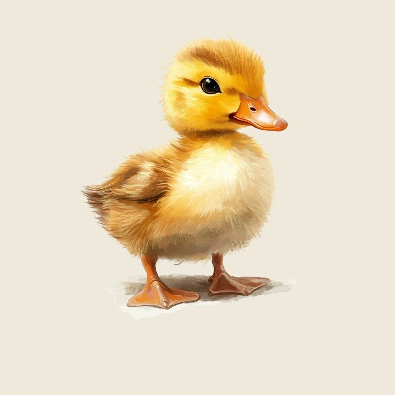Cute duckling