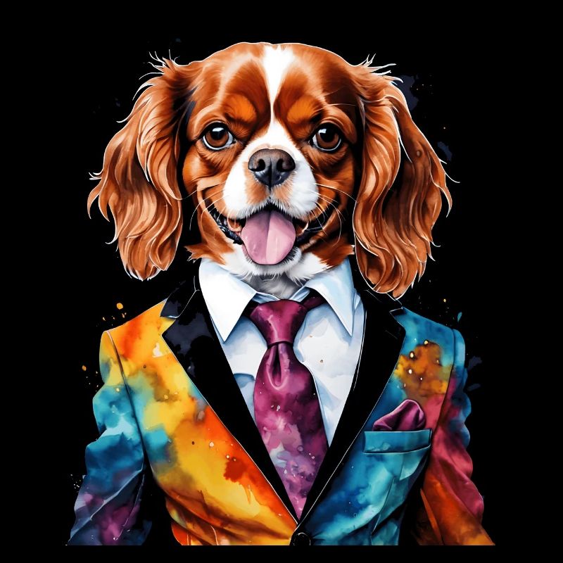 Cavalier King Charles Spaniel Costume Imprimé Chien