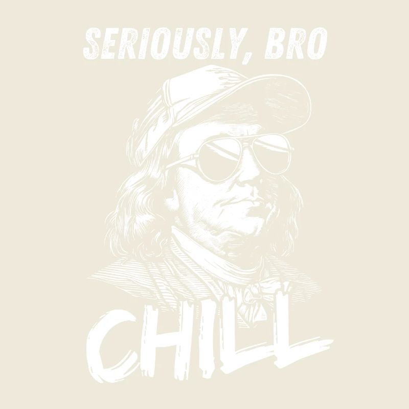 Seriously Bro Chill Benjamin Franklin Meme Figurine